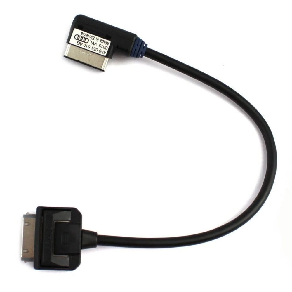 Audi Genuine OEM iPhone iPod AMI 30-Pin Adapter Cable 4F0051510AG New